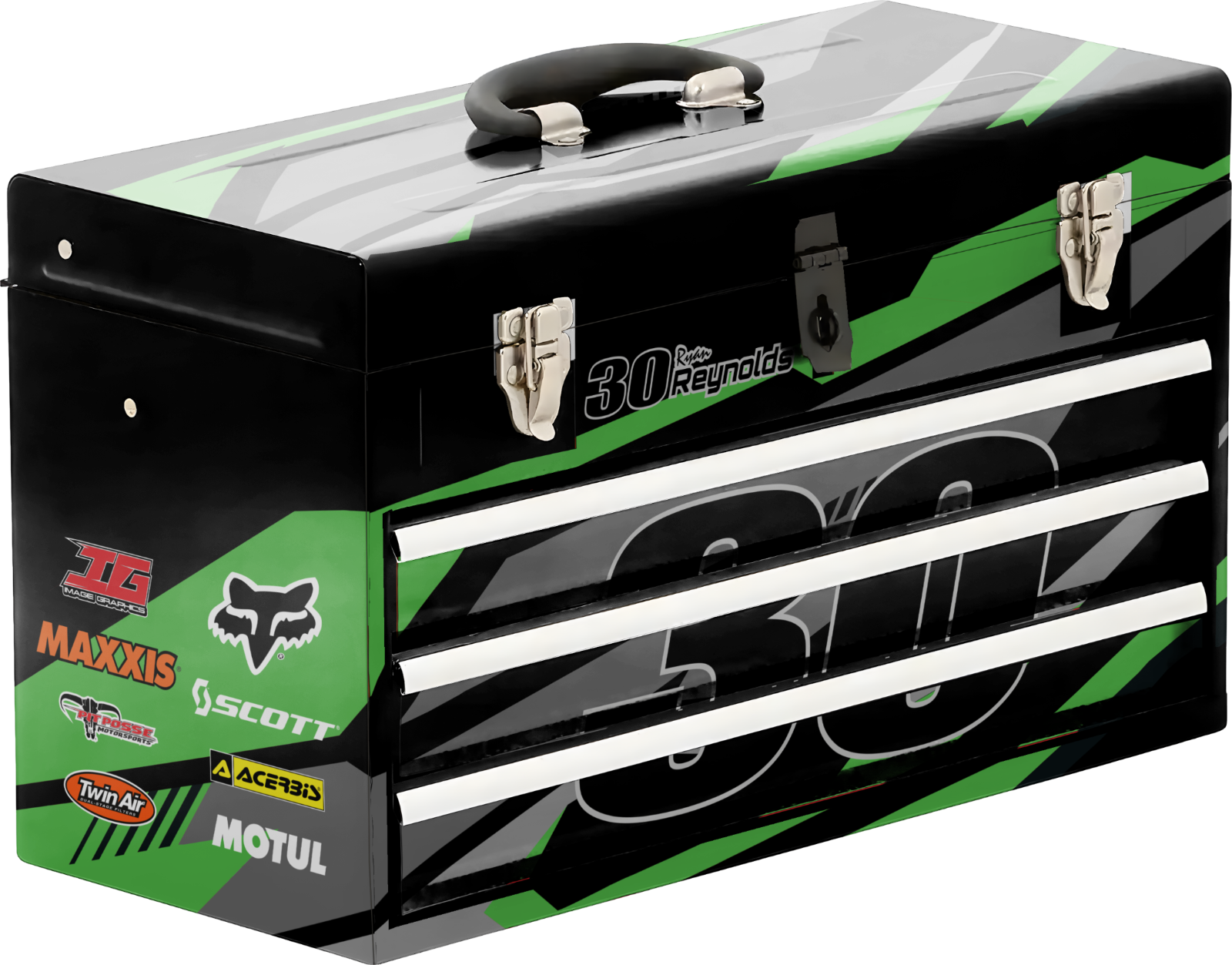 Tool Box Graphics Set For Husky 3 Drawer Metal Toolbox Motocross