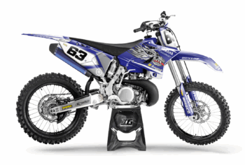 Yamaha YZ 125 YZ250 YZ250X 2015-2021 YAMAHA OF TROY GRAPHICS STICKER KIT DECALS  | eBay
