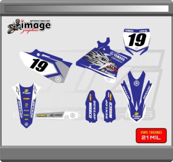 Yamaha YZ 125 YZ250 YZ250X 2015-2021 YAMAHA OF TROY GRAPHICS STICKER KIT DECALS  | eBay - Image 2