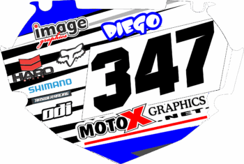 BOX BMX NUMBER PLATE INSERT
