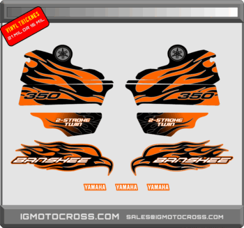 BANSHEE OEM STYLE FLAMES