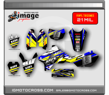 READY MADE BIKE DRZ BLUE /YELLOW