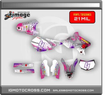 READY MADE BIKE DRZ GRAY/PURPLE SPLASH
