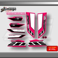 Yamaha banshee graphics KIT PINK 21MIL THICK HIGH GLOSS