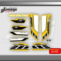 Yamaha banshee graphics 50TH ANNYVERSARY YELLOW KIT 21MIL THICK HIGH GLOSS