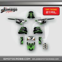 YAMAHA PW 50 PW50 GRAPHICS KIT DECALS Fits Years 1990 - 2018 GREEN