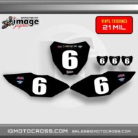 CR125/250 2002-2007 POLISPORT RESTYLE KIT BACKGROUND KIT
