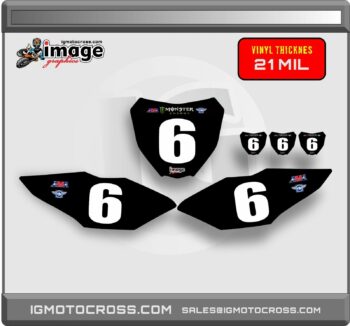 CR125/250 2002-2007 POLISPORT RESTYLE KIT BACKGROUND KIT