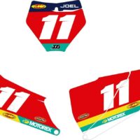 KTM backgrounds set NUMBER PLATES GRAPHICS 125,250,350,450 2019-2022 SX,XC