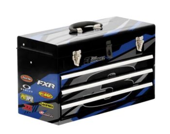 Tool Box Graphics Set For Husky 3 Drawer Metal Toolbox Motocross Racing Blue