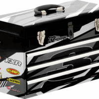Tool Box Graphics Set For Husky 3 Drawer Metal Toolbox Motocross Black white