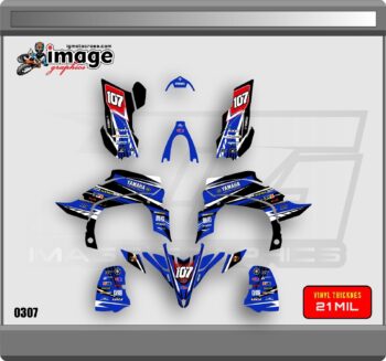 Yamaha yfz 450R 09-13 full graphics kit