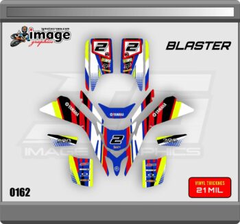 YAMAHA BLASTER yfs 200 graphics stickers full kit atv quad wrap