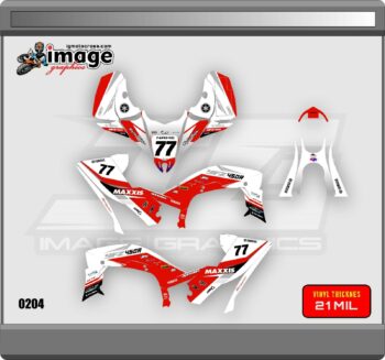 Yamaha yfz 450R 2014-2022 full graphics kit