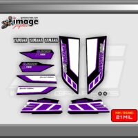 Yamaha Banshee full graphics kit special edition style purple
