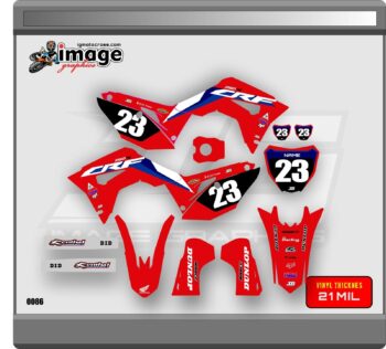 HONDA CRF450R 2017 2018 2019 2020  250r 18-21  GRAPHICS KIT SEMI CUSTOM
