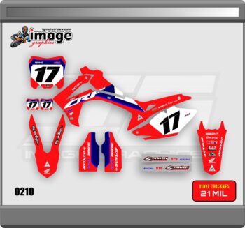 HONDA CRF450R 2013 2014 2015 2016  CRF250R 2014-2017 GRAPHICS KIT SEMI CUSTOM