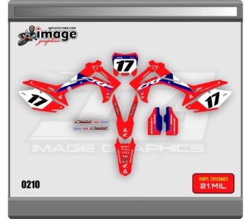 HONDA CRF450R 2013 2014 2015 2016  CRF250R 2014-2017 GRAPHICS KIT SEMI CUSTOM - Image 2