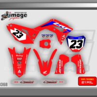 CRF 250 R 2018-2021 GRAPHICS KIT 2022 TEAM LOOK WITH PERSONAL ID  | eBay