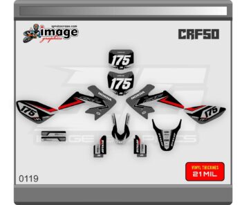 Honda Crf50  Graphics Kit 2004 2021 personalized - Image 2