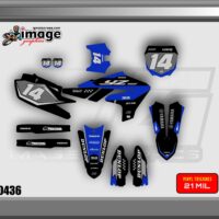 Graphics decals stickers kit Yamaha YZ250F 2019-2023 YZ450F 2018-2022