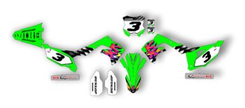 KAWASAKI KX450F (2019-2023) KX250F (2021-2024) RETRO SEMI CUSTOM graphics - Image 4