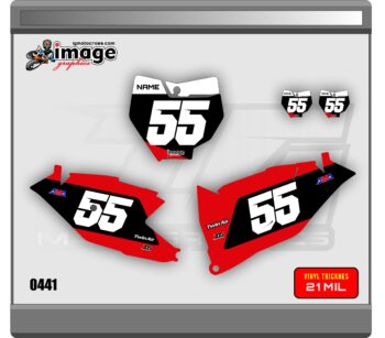 GASGAS 85 2021 2022 2024 BACKGROUND NUMBER PLATES GRAPHICS SET